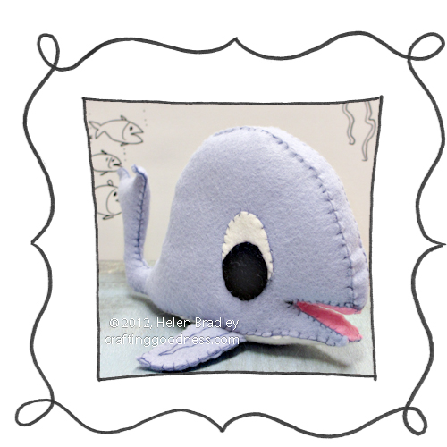 diy stuffed whale